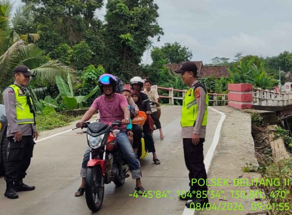 Persempit Ruang Gerak Pelaku Kejahatan, Polsek Belitang II Intensifkan Patroli 3C di Jalan Raya Desa Raman Jaya